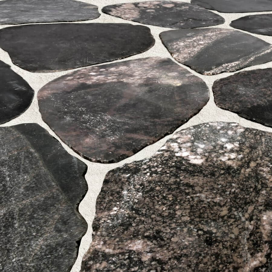 STONE SLICES GREY/BLACK STENOS 02