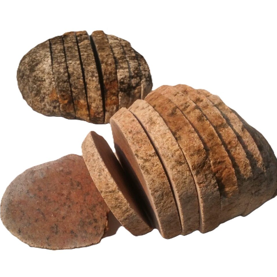 Floors, stairs - Stenos stone slices.
