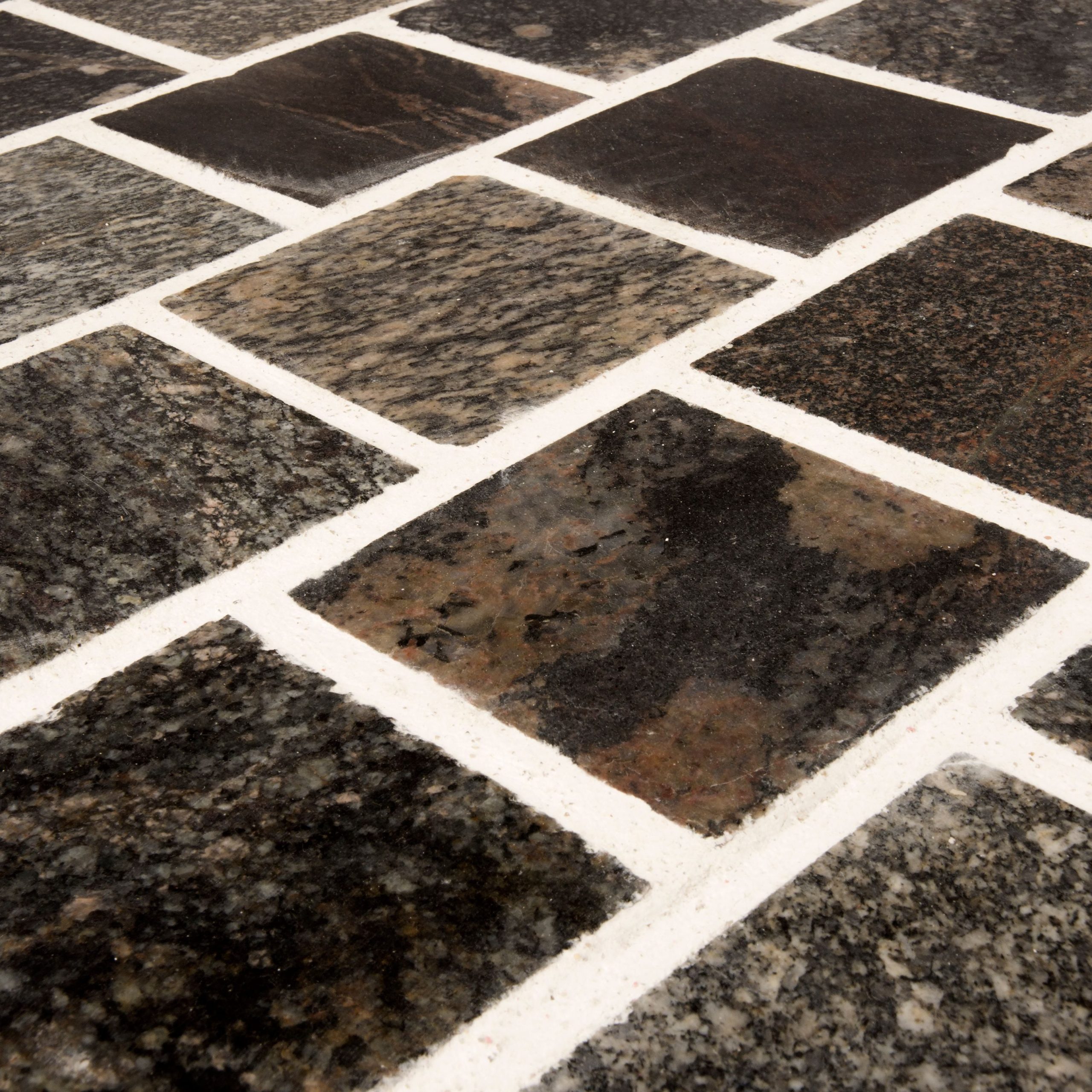 Floors, stairs - GREY/BLACK STENOS 02 TILE